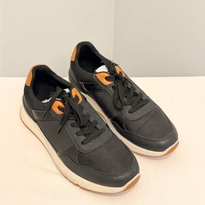 Black and Orange Steve Madden Men's Sneakers